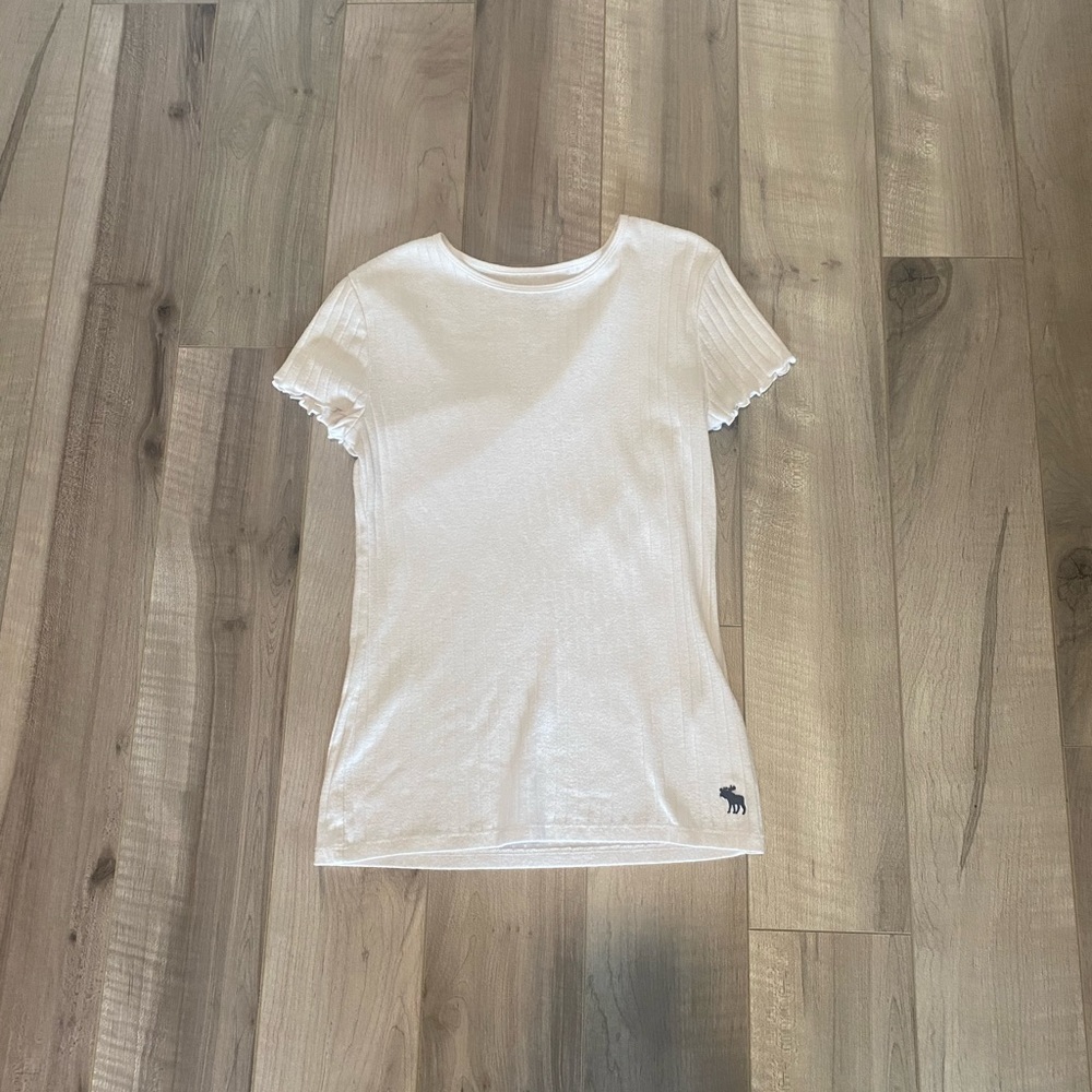Girls Vintage Ruffled Tee - abercrombie kids